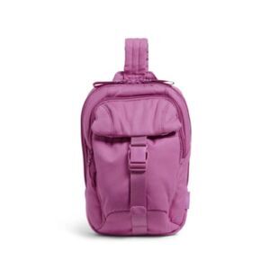 NWT-VERA BRADLEY - 2 in 1-Rich Orchid (pink) Utility Sling Backpack/Fanny pack